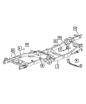 Genuine Mopar Frame Body Isolator 55276324AB. Fixed Price $12.45.