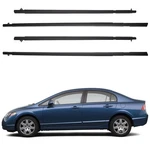 06-11 Honda Civic Window Weatherstrip Seal Moulding Trim Set 4PCS Kit. Fixed Price $52.43.