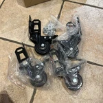 Storage Rack Caster Wheels, 4 Pack, 3" 1360 Lb Capacity (*wheels Only*). Fixed Price $58.00.