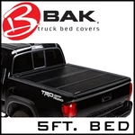 Bakflip F1 Hard Folding Tonneau Cover Fits 2016-2023 Toyota Tacoma 5' Bed. Fixed Price $1399.99.