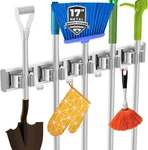 Broom Holder Wall Mop And Hanger Mounted Garage Storage Rack Ki. Fixed Price $20.44.