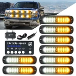 8PCS Amber Led Hide-a-way Side Marker Strobe Lights Kit W/ Control Box 12V Truck. Fixed Price $59.99.