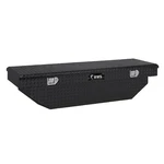 Uws EC10282 Gloss Black Aluminum 63" Single Lid Angled Crossover Truck Tool Box. Fixed Price $923.06.