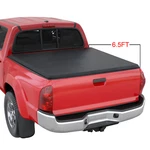 Roll Up Lock Soft Tonneau Cover 6.5FT 78" Short Bed For 2007-2021 Toyota Tundra. Fixed Price $125.99.