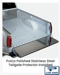 Putco Polished Stainless Steel Full Tailgate Cover Protector 1999-07 Chevy Gmc. Fixed Price $275.00.