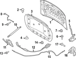 Ford Oem 2022-2024 F-150/LIGHTNING Loading Compartment Cover NL3Z2616D672B Nip. Fixed Price $245.35.