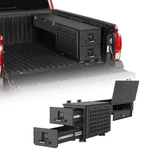 Wheel Well Steel Storage Drawer System W/ Molle Panel & Truck Side Tool Box Set. Fixed Price $539.22.