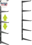 Heavy Duty Lumber Storage Rack Cycle, Holds Up 800 Lbs - Easy Install Wood. Fixed Price $87.34.