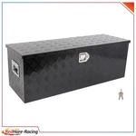 Aluminum Storage Tool Box W/2X Chain 44"X 15"X15" Fits Truck Garage Home Office. Fixed Price $180.07.