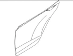 Genuine Hyundai 77121 3X000 Rear Right Door Outer Panel For 2011-2016 Elantra. Fixed Price $200.00.