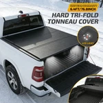 6.4FT Hard Tri-fold Tonneau Cover For 2009-2018 1500 Aluminum Frame Durable. Fixed Price $328.99.
