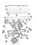 Genuine Mopar Storage Bin Door Right 68206698AB. Fixed Price $152.46.