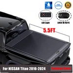 5.5FT Retractable Truck Tonneau Cover For Nissan Titan 2016-2024 Us. Fixed Price $499.99.