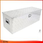 Aluminum Storage Tool Box 44"X15"X15" W/2X Chain For Truck Garage Home Office. Fixed Price $161.02.