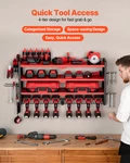 Power Tool Organizer Wall Mount 4-LAYER Drill Storage Rack 8 Holders. Fixed Price $71.99.