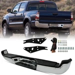 Chromed Rear Step Bumper Assembly For 2005-2015 Toyota Tacoma Pickup With Light. Fixed Price $168.00.