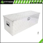 Aluminum Storage Tool Box W/ 2X Chain For Truck Garage Home Office 44"X15"X15". Fixed Price $160.54.
