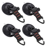 Conbola Suction Cup Hooks Heavy Duty 4 Pieces Car Camping Essentials Upgraded.... Fixed Price $32.84.
