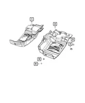Genuine Mopar Carpet Clip 6MJ08TX7AB. Fixed Price $6.43.