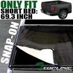 Topline For 2007-2014 Silverado/sierra 5.8' Short Bed Hidden Snap Tonneau Cover. Fixed Price $123.00.