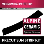 Alpine Ceramic Precut Window Tint Kit For Toyota Tundra Crewmax 07-21 Sun Strip. Fixed Price $33.45.