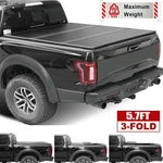 5.7FT Hard 3-FOLD Tonneau Cover Truck Bed For 07-24 Silverado & Gmc Sierra 1500. Fixed Price $329.00.