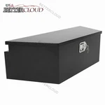 39"X12"X16.5" Tongue Truck Box Black Heavy Duty Steel Trailer W/ Lock. Fixed Price $170.07.