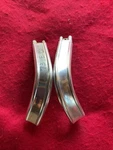 1973-1977 Camino Sprint Rear Corners Of Bed, Trim Pieces Beltline. Fixed Price $119.00.