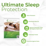 Standard Bed Mattress Cover-protects Against Bugs, Mites Allergies. Fixed Price $19.50.