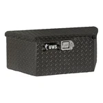 Uws Gloss Black Aluminum 34" Trailer Tongue Box With Low Profile TBV-34-LP-BLK. Fixed Price $630.95.