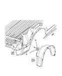 Genuine Mopar Splash Shield Right 68400488AB. Fixed Price $59.78.