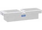 Uws TB-63 63" Gull Wing Dual Lid Aluminum Crossover Tool Box. Fixed Price $678.95.