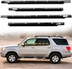 4 Pcs Weatherstrip Window Trim For Toyota Sequoia 2001-2007 Rubber Molding Kit. Fixed Price $75.97.