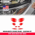 Precut Headlights Protection Clear Covers Bra Film Kit Ppf Fits 2016-2018 500X. Fixed Price $43.19.