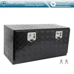 Aluminum Storage Tool Box W/2X Chain For Truck Garage Home Office 36"X 17"X18". Fixed Price $175.99.