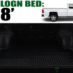 Topline For 2019-2021 Silverado/sierra 1500 8' Rubber Truck Bed Mat Liners Blk. Fixed Price $90.00.