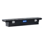 Uws 63" Slim-line Truck Tool Box, Low Profile Gloss Black Aluminum Cargo Storage. Fixed Price $656.95.