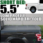 Topline For 2004-2015 Titan 5.5'/66" Bed Low Profile Hard Tri Fold Tonneau Cover. Fixed Price $520.00.