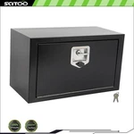Aluminum Storage Tool Box 24"X12"X14" W/ 2X CHAIN+1X Lock For Truck Garage Home. Fixed Price $92.70.