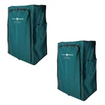 Disc-o-bed Cam-o-bunk 3 Shelf 6 Compartment Hanging Zippered Cabinet (2 Pack). Fixed Price $183.99.