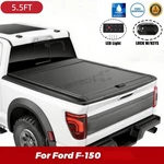5.5FT Truck Bed Cover Retractable Hard Tonneau Ford F-150 2009-2026. Fixed Price $509.99.