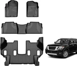 Custom Fit All-weather Floor Mats For 2019-2022 ARMADA/QX80 Heavy Duty. Fixed Price $208.99.