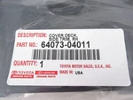 Genuine Oem Toyota 64073-04011 Right Rear Box Cover 2005-2021 Tacoma. Fixed Price $49.43.