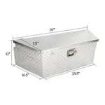 39X16.5X12 Heavy Duty Aluminum Diamond Plate Trailer Tongue Box With Lock&keys. Fixed Price $145.88.