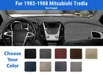 Dashboard Mat Cover For 1983-1988 Mitsubishi Tredia (poly Carpet). Fixed Price $75.95.