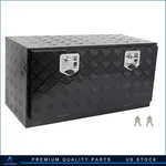 Aluminum Storage Tool Box 36"X 17"X18" W/2X Chain Fits Truck Garage Home Office. Fixed Price $160.26.