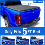 Fit 2024-2025 Ford Ranger 5' Bed Soft Roll-up Tonneau Cover Tyger T1. Fixed Price $208.00.
