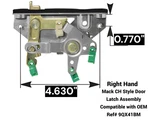 Rh Latch Assembly For Mack Trucks Cross Ref# 9QX41BM - Automann Brand. Fixed Price $49.95.