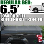 Topline For 1999-2016 F250/F350 6.5' Bed Low Profile Hard Tri Fold Tonneau Cover. Fixed Price $520.00.