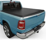 Soft Quad-fold Truck Bed Tonneau Cover Compatible With 2002-2025 Dodge Ram 1500. Fixed Price $303.99.